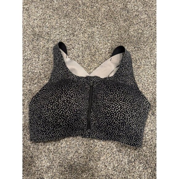 Lululemon Enlite Bra Zip Front *High Support, A–E Cups Starlight 34DD - Picture 2 of 5